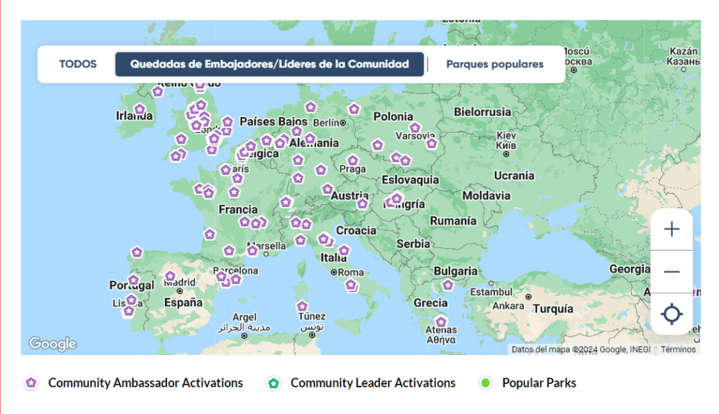 community ambassador map